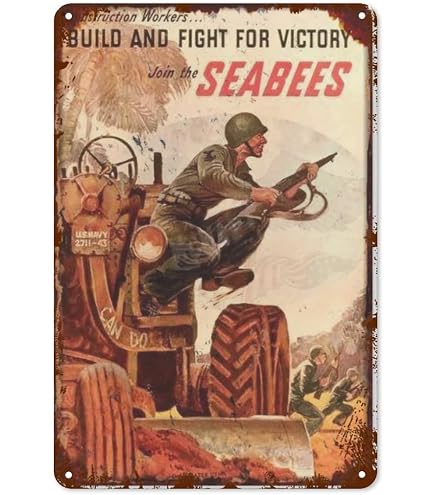 Bandiera US Navy Seabees 3x5FT Per Interno/Esterno - Militare Stati Uniti 100D Poliestere