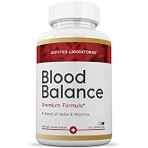 Justified Laboratories Blood Balance - 60 Capsules - Advanced Circulatory Support Formula with a Blend of Herbs &amp; Vitamins - 30 Servings