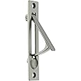 idh by St. Simons 14020-015 Professional Grade Quality Solid Brass 4" Edge Pull, Satin Nickel