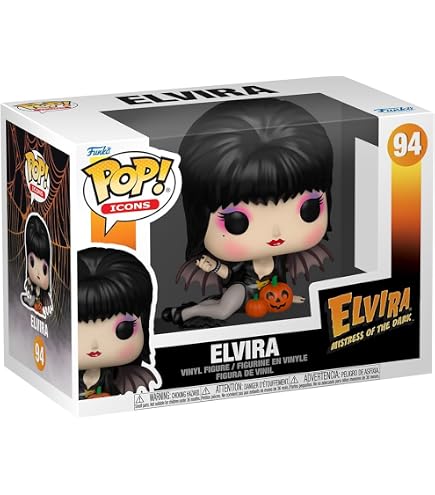Amazon.com: Funko Pop! Icons: Elvira Mistress of The Dark - Elvira