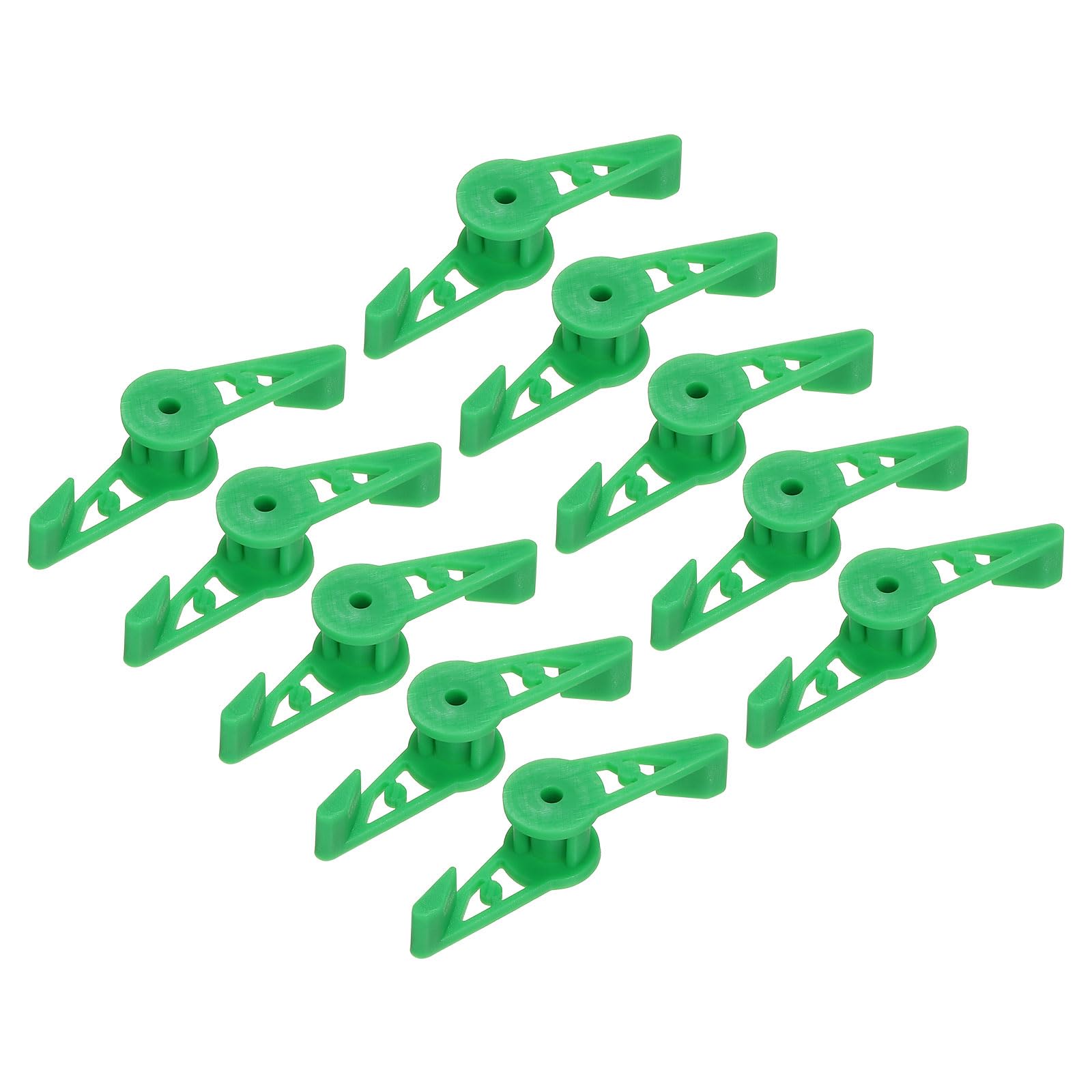 PATIKIL 360 Degree Plant Stem Training Clips, 20 Pcs Adjustable Plant Bender for Low Stress Training Control, Green