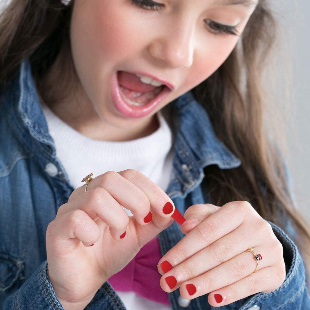 Miss Nella TRAFFIC LIGHTS- Peel Off, Odour Free, Water Base & Safe for kids nail polish pack of 3- Class Clown - Image 4