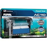 Fluval AquaClear AC110 Power Filter for Aquariums, 60-110 US Gal | Superior 4-Stage Filtration, Maintains a Clear &amp; Healthy Aquarium