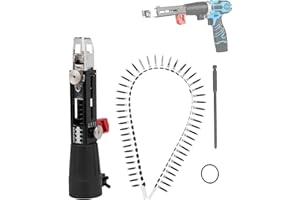 Drywall Screw Gun, Automatic Drywall Screw Gun Attachment, Aluminum Alloy Collated Screw Gun, Electric Drill Screw Tightening