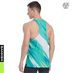 Sanken Men's Seamless Running Tank Tops Ultra