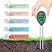 Attom Tech Soil Test Meter, 3-in-1 Moisture/Sun-Light/pH Sensor Meter Soil Test Kits Gardening Tool, Test Function for Home and Garden, Plants, Farm, Indoor/Outdoor Use