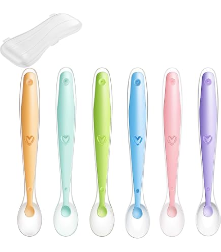 thumbnail image 2 of COZYPANDA Baby Spoons, Baby Led Weaning Spoons For Stage 1 Stage 2, Toddler Spoons 2 of 10