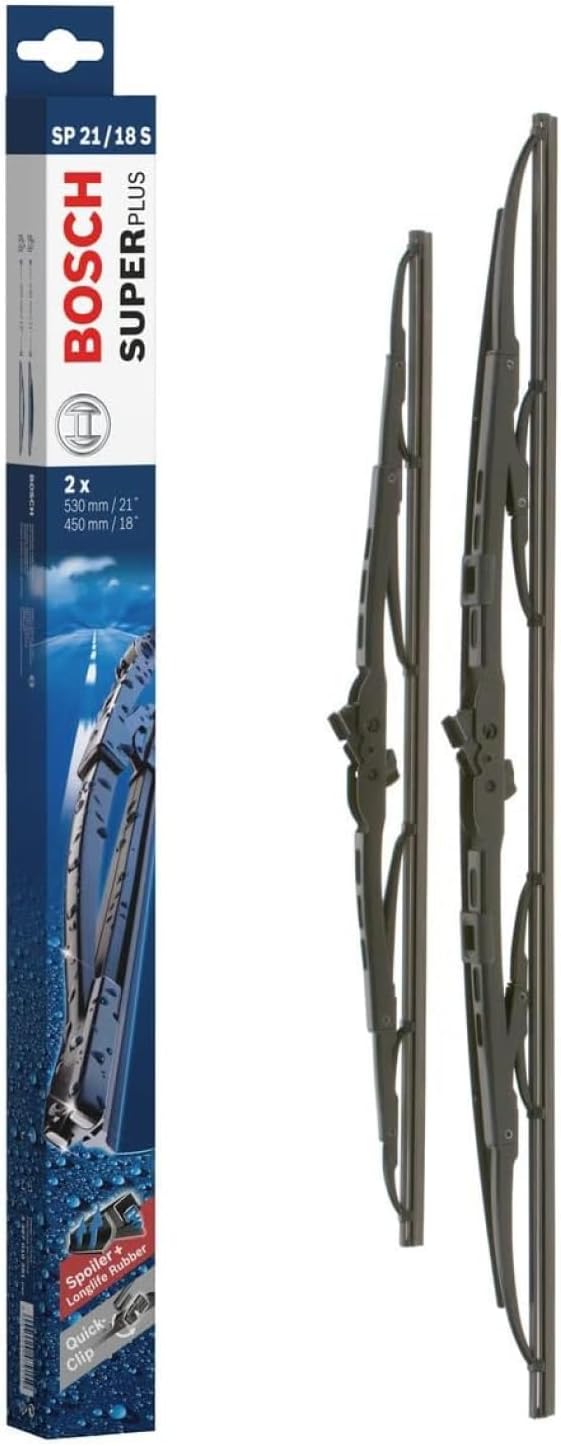 Bosch SuperPlus Spoiler SP21/18S Front Wiper Blades 530mm/450mm Set