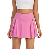 Blaosn Womens Tennis Golf Skirt Mini Pleated Athletic Skirts with Pockets Shorts Underneath Cute Clothes Summer Outfits