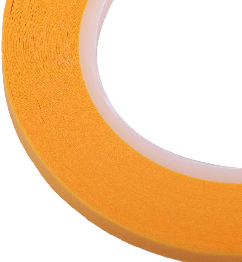POFET 2pcs Painting Model Masking Tape DIY Spraying Painting Model Craft Tools 4mm, Green,Yellow, Width: 4mm, Length: 18m - Image 5