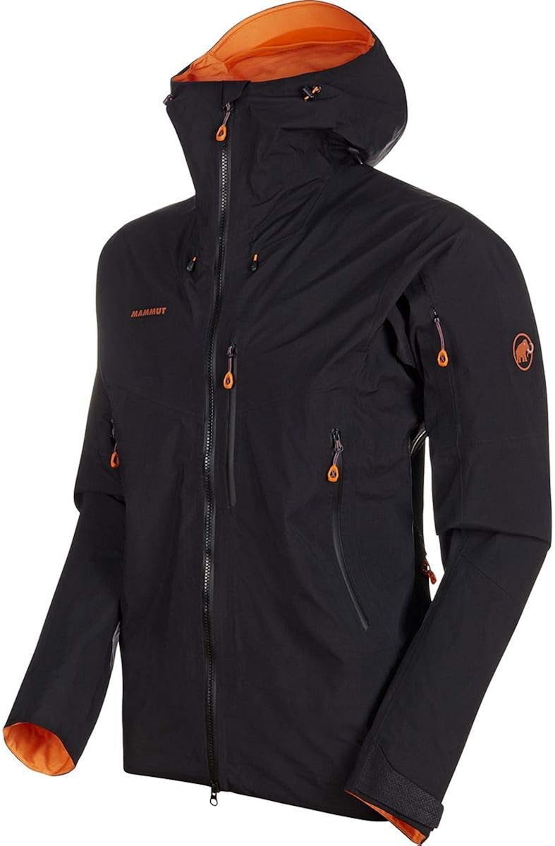 Mammut Nordwand Pro Hooded Rain Jacket, Black, L Amazon.co.uk Clothing