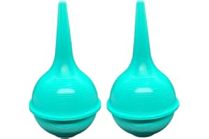 MEDICAL SALES SUPPLY Comfort Soft Sterile Ear Bulb Rubber Hand Squeeze Baby Bulb Suction Sucker - 3 oz - Nasal - Ulcer (2 Pack)