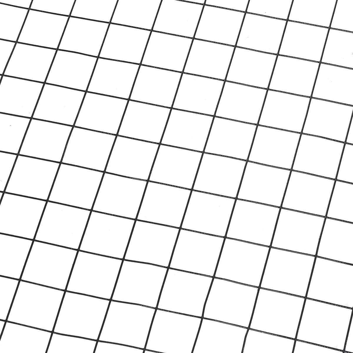 Tooca Hardware Cloth Black Vinyl Coated Wire Mesh 2ft x 50ft, 1.5" x 1.5" Grid 16 Gauge Chicken Wire Fence for Chicken Coop/Run/Cage/Pen/Vegetables Garden and Home Improvement Project - - 