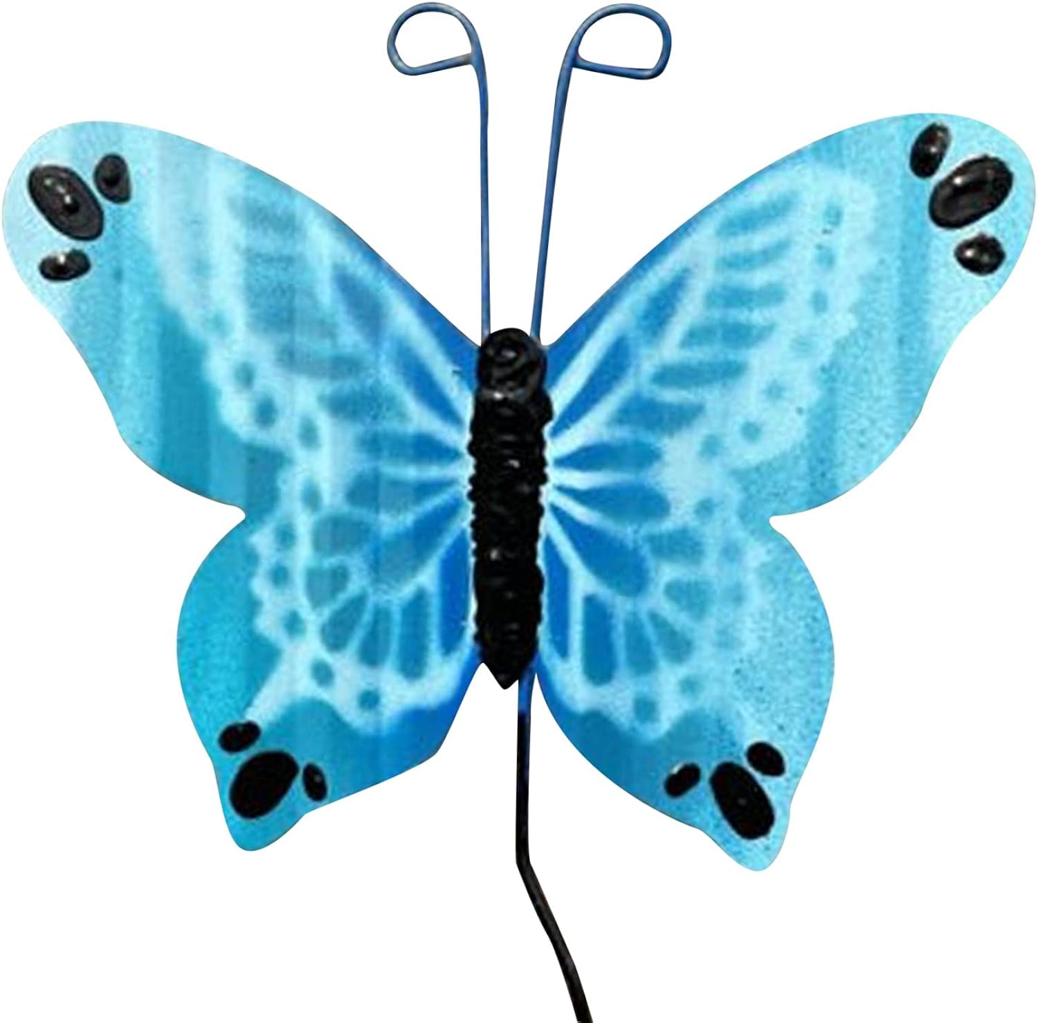 6 Coloured Large Metal Butterfly Garden Ornaments Outdoor Colorful