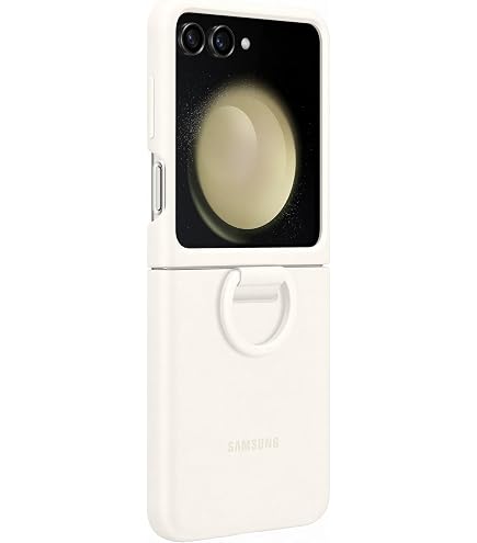 Amazon.com: SAMSUNG Galaxy Z Flip5 Flap Eco Leather Phone Case
