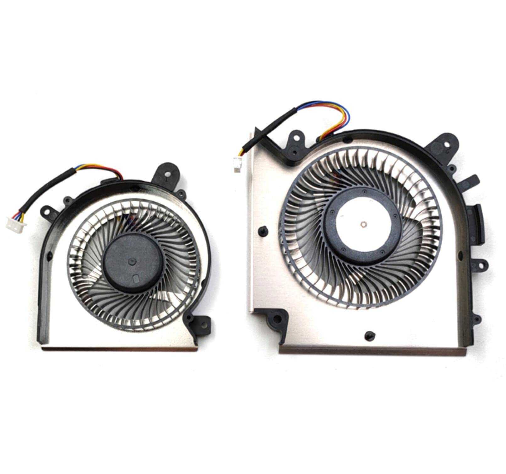 Fleshy Leaf Replacement CPU + GPU Cooling Fan for MSI Katana GF76 Pulse GL76 MS-17L1 GF66 11UC Pulse GL66 11UEK MS-1581 Series PABD08008SH-N459 PAAD06015SL-N460 DC5V