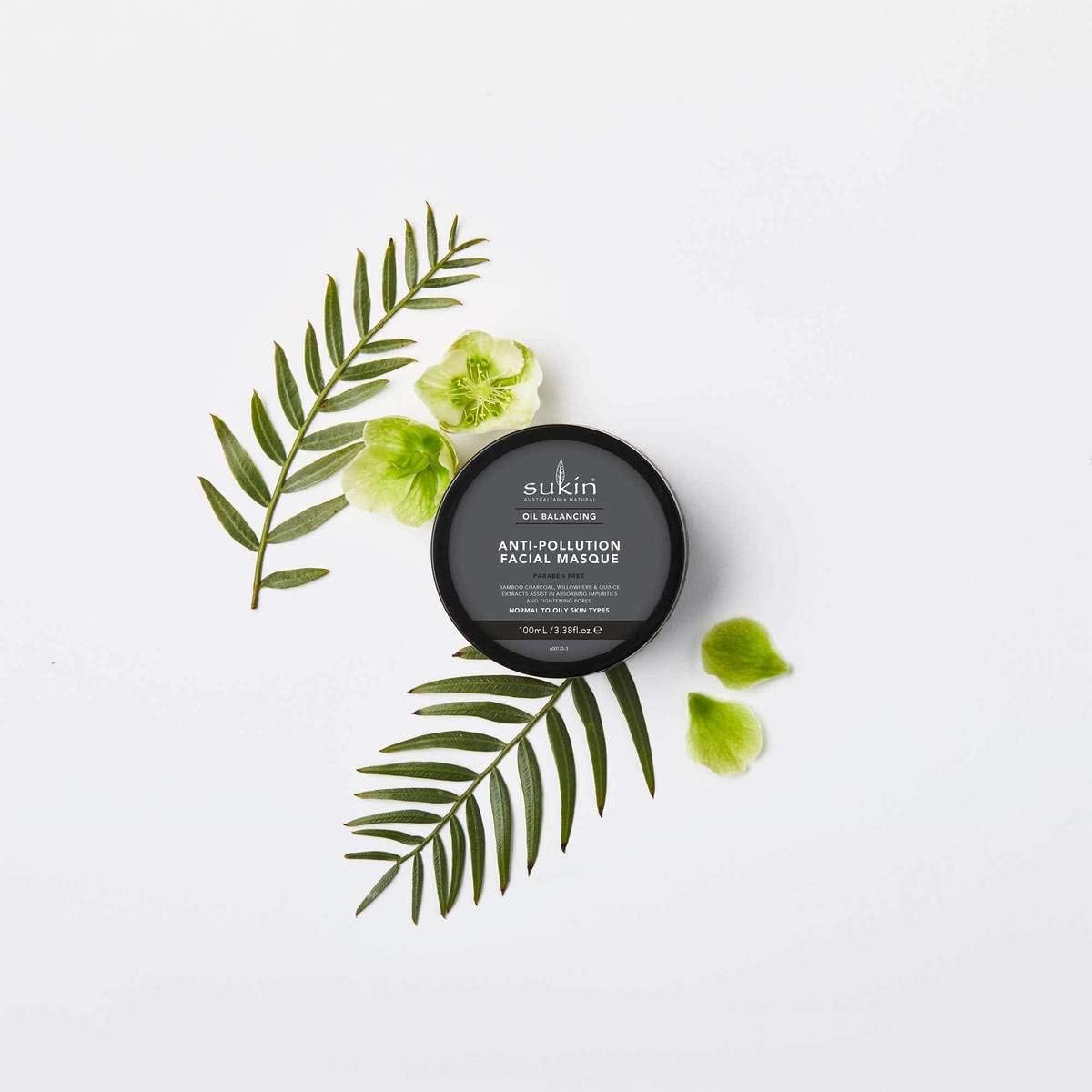 Sukin Oil Balancing Anti-Pollution Masque 100ml, WHITE - Image 4