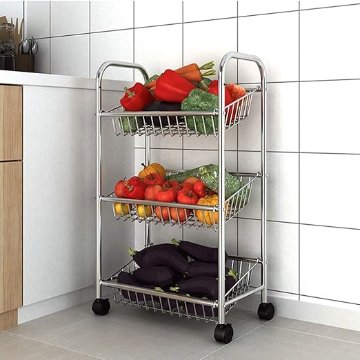 Amazon Com Shelf Storage Rack Kitchen 304 Stainless Steel