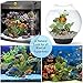 SunGrow Plastic Leaf Plant for Freshwater or Marine Tanks, 8 Inches, Ultra-Realistic Fake Plant, Blunt Leaf Edges Protect Fish Fins, Perfect for 5-Gallon Aquariumthumb 3