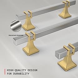 homdiy 10 Pack Brushed Nickel Cabinet Pulls 3-3/4