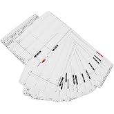 20Pcs Knitting Machine Punch Cards for Knitting Needlework Machine | Punched Card, No. 1-20 Plastic Flower Pattern Punch Cards Knitting Machine Accessories for KH860 KH868 KH891 KH892 KH893
