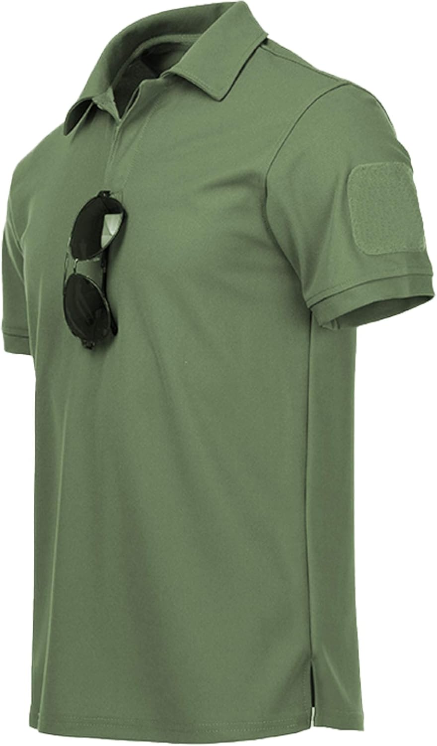 ZITY Mens Polo Shirt Cool Quick-Dry Sweat-Wicking Color Block Short Sleeve Sports Golf Tennis T-Shirt: Clothing