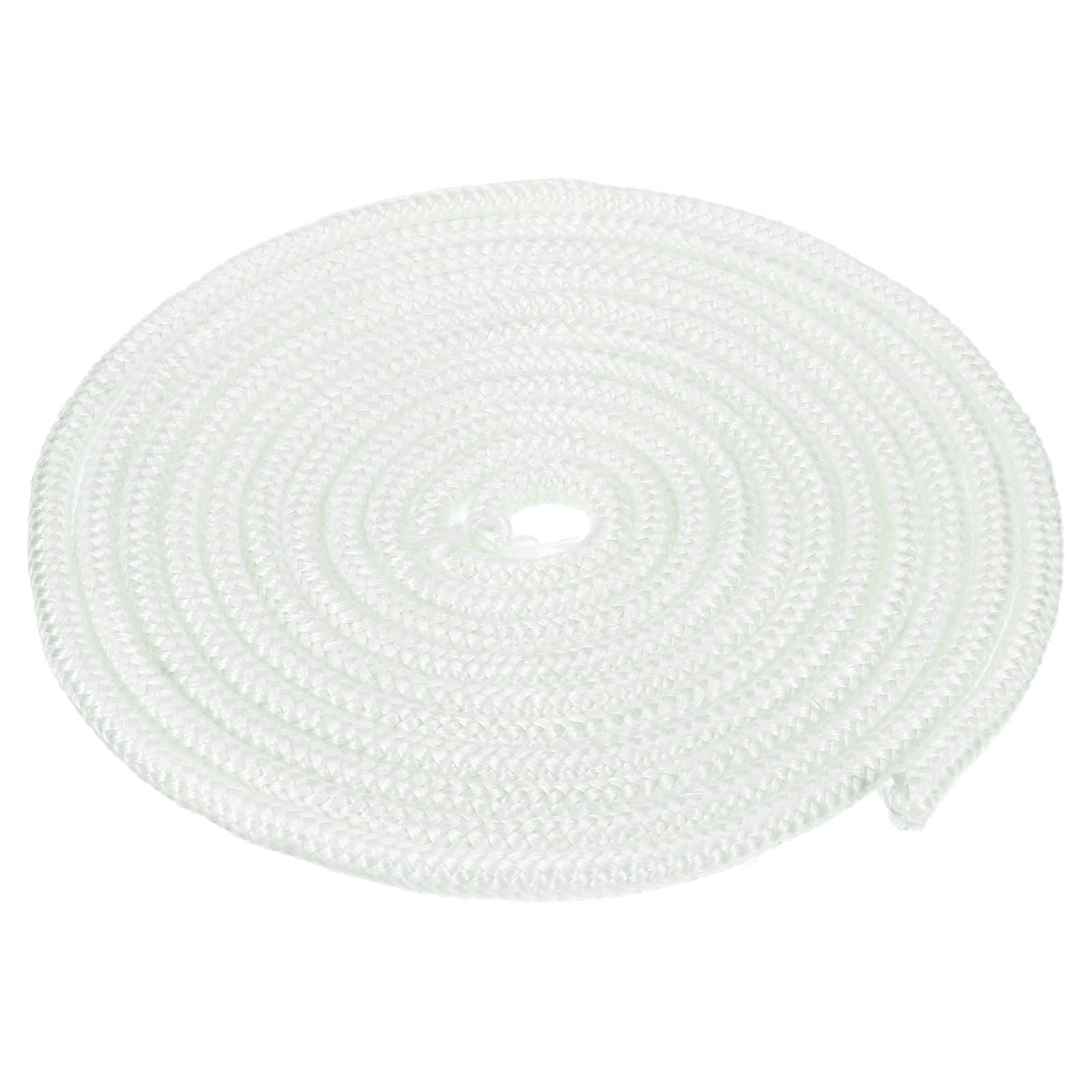 PATIKIL 13.12ftx5/16" Wood Stove Gasket Rope, Fiberglass Round Braided Rope High-Temperature Stove Gasket Seal for Boiler Furnace Oven Kiln Casting, White