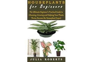 HOUSEPLANTS FOR BEGINNERS: The Ultimate Beginner’s Practical Guide to Choosing, Growing and Helping Your Plants Thrive; Becom