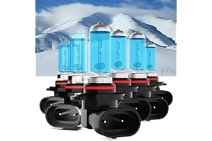 AZYTOXI For Toyota Sienna 2006-2010 Halogen Headlight Bulbs,9005 High Beam + 9006/HB4 Low Beam + 9006 Fog Light,Replacement O