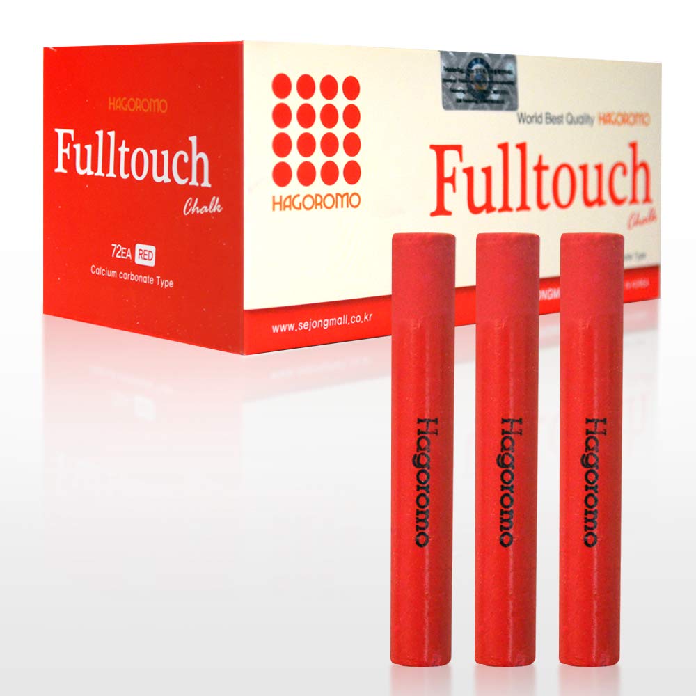 Hagoromo Fulltouch Chalk 1Box (72Pcs) Red