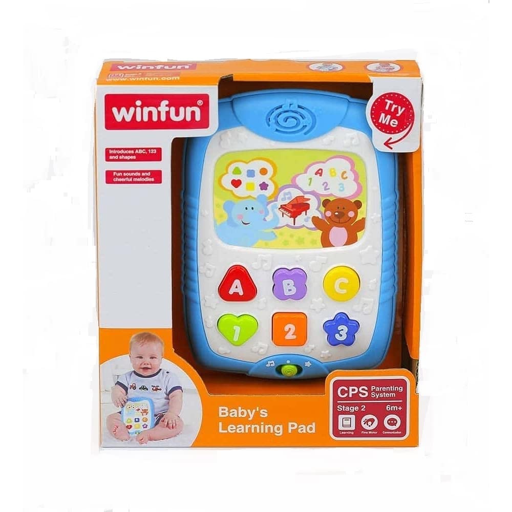 winfun - Children's Learning Tablet, Blue (CPA Toy Group 7300732), Assorted Colour/Model