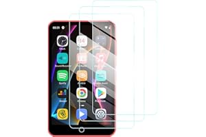 UYRUREL Screen Protector for ZAQE 4 inch MP3 Player, High-definition Scratch Resistant Film,HD Clear Anti Blue Light, Bubble 