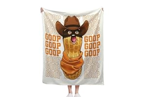Arc Raiders The Burnt Peanut Goop Meme BlanketLightweight Throw Blanket Flannel Fleece MicrofiberPlush Bed Blanket Super Soft
