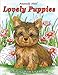 Lovely Puppies: Coloring Book for Adults
