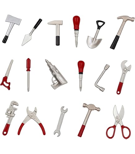 1:12 - 1 Scale Dollhouse Miniature Tool Set - Living Room Miniatures