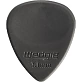 Wedgie WRPP31H Rubber Guitar Picks 3.1mm Hard, 3 Pack
