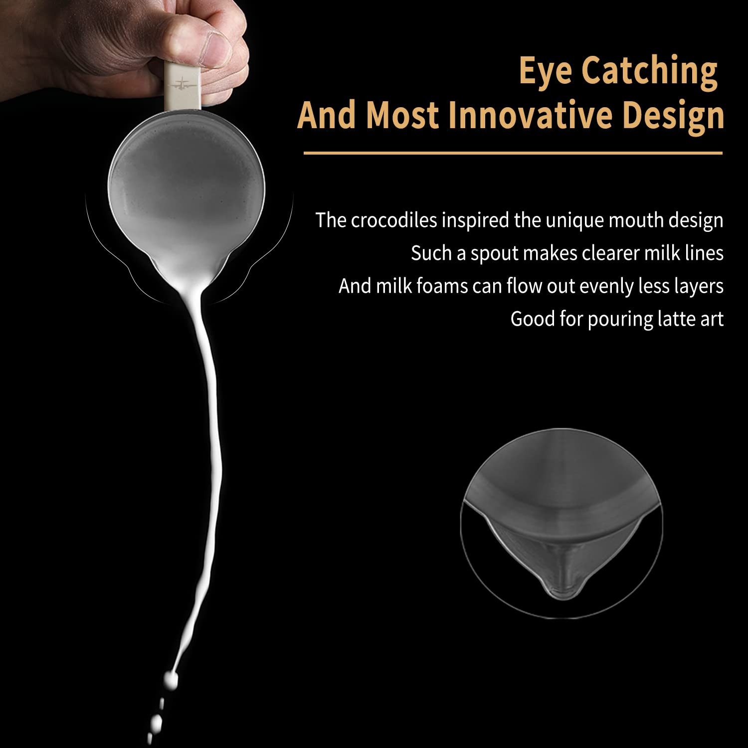 MHW-3BOMBER Espresso Milk Frothing Pitcher Steaming