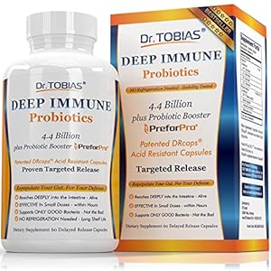 Optimum Probiotics: Deep Immune System Support - With Patented Prebiotic (Probiotic Booster) - Nutritional Supplement for Women and for Men - Effective in Small Doses Within Hours
