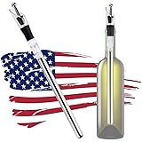Caplan Coolers: Wine Bottle Chiller Cooling Stick (with Pourer, Aerator, and Bottle Stopper)