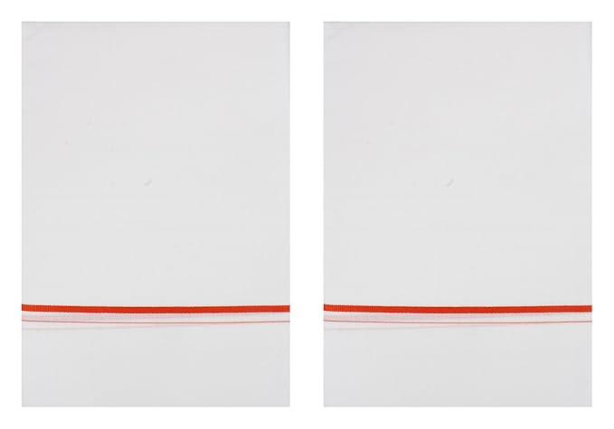 Men's Cotton Dhoti (White, Set of 2, 2 meter)