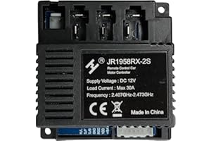 LINKEPOW JR1958RX-2S Control Box Receiver Match 2.4G Bluetooth Remote Control, Mainboard Motherboad Accessories Kids Powered Wheel Circuit Board Children Electric Ride On Car Replacement Parts