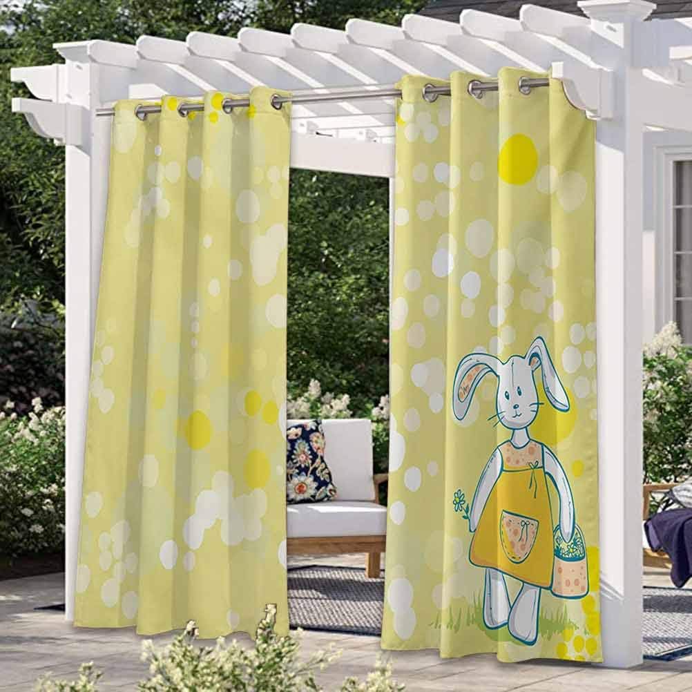 Anmaseven - Cortina transparente para exteriores con calor y luz