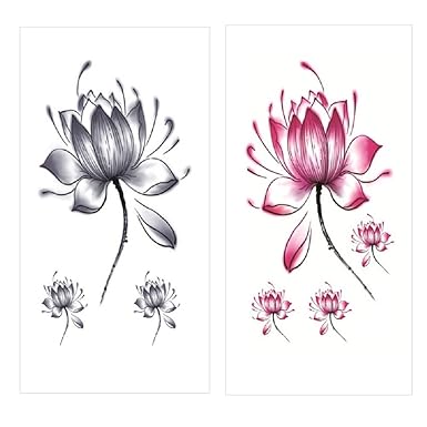 ラブリータトゥー 蓮 の 花 デザイン - 最高の花の画像