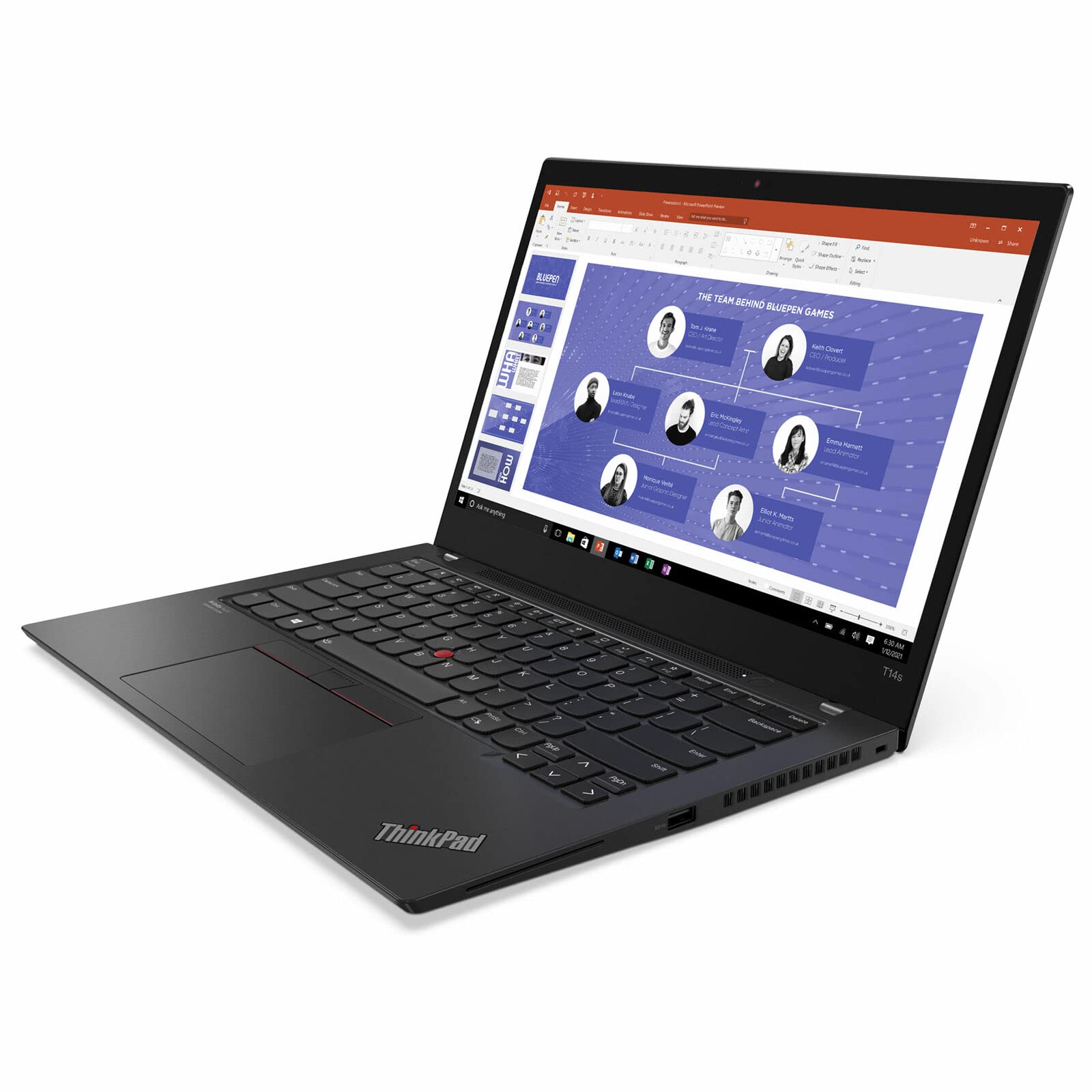 Lenovo ThinkPad T14s Gen 2 Laptop, Intel 4-Core i7-1185G7, 14