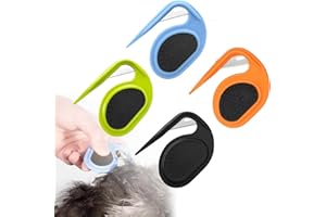 Yharnamite 4 Pcs Pet Knotting Comb, Pet Dematting Comb, Knotted Comb for Cats and Dogs, Pet Grooming Comb, Massage Hair Remov