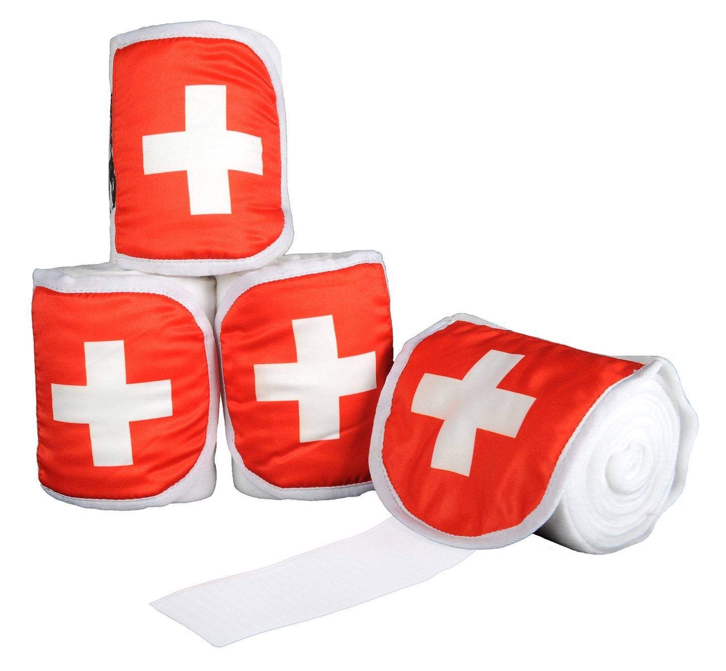 HKM Polar Fleece Bandages Flags Set of 4