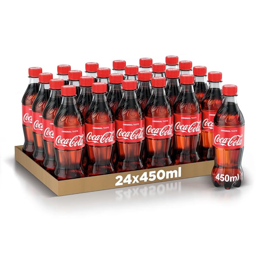 Coca-Cola Original Taste – 24 Bottiglie da 450 ml, Tutto il Gusto Originale di Coca
