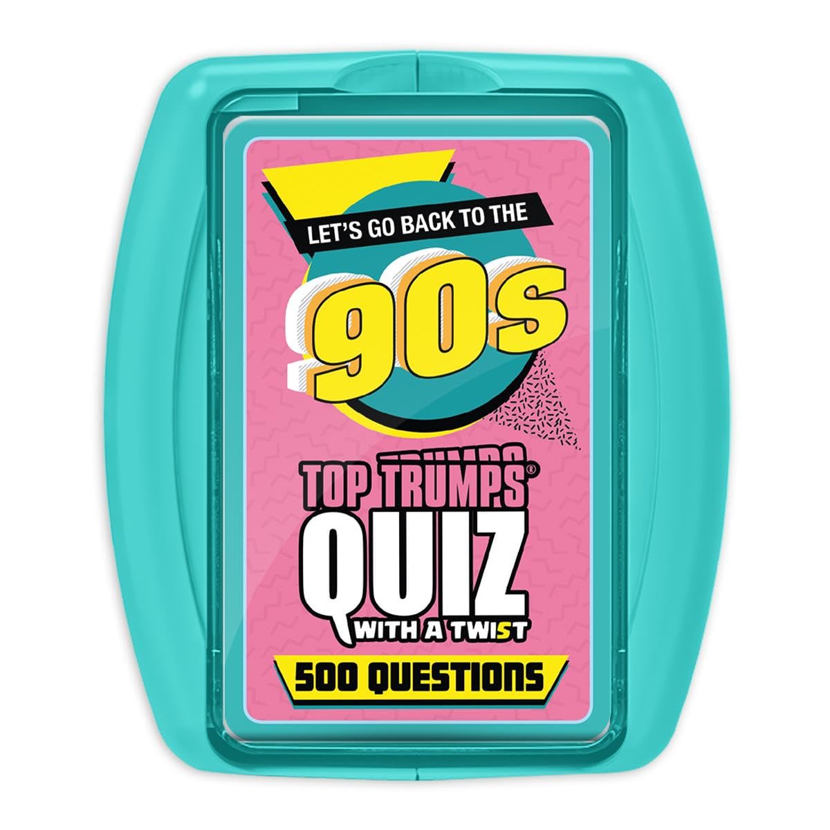 Top Trumps 90s Quiz Game Card Game, 500 questions to test your knowledge and memory on all things 90s including sports, movies, celebrities, music, gift and toy for Boys and Girls Aged 8 plus