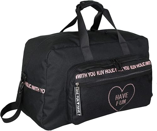 Amazon ガーランド ボストンバッグ プレーンハートシリーズ 2wayボストン 60cm Lph 573 ブラック ボストンバッグ