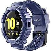 SUPCASE [Unicorn Beetle Pro] Series Case for Galaxy Watch Active 2, Rugged Protective Case with Strap Bands for Galaxy Watch Active 2 [44mm] 2019 Release (Navy)
